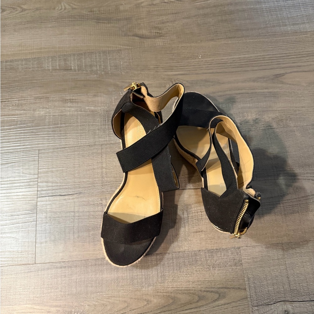 Michael Kors Black Strappy Sandals
